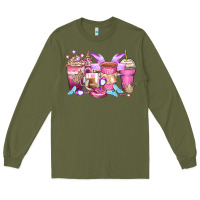 Army Green princess coffee cups Long Sleeve Tee - Zillion Design Studio