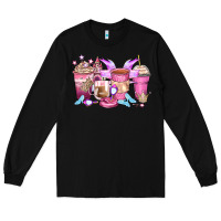 Black princess coffee cups Long Sleeve Tee - Zillion Design Studio
