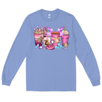 Colony Blue princess coffee cups Long Sleeve Tee - Zillion Design Studio
