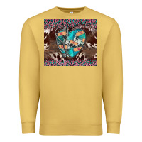 Antique Gold western nurse stethoscope pink leopard Premium Sweatshirt - BarkalooDesign
