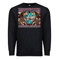 Black western nurse stethoscope pink leopard Premium Sweatshirt - BarkalooDesign
