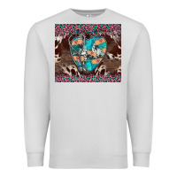 Dove Grey western nurse stethoscope pink leopard Premium Sweatshirt - BarkalooDesign