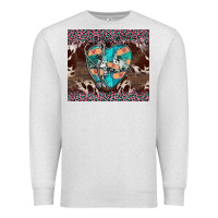 Oatmeal Heather western nurse stethoscope pink leopard Premium Sweatshirt - BarkalooDesign