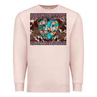 Pale Pink western nurse stethoscope pink leopard Premium Sweatshirt - BarkalooDesign
