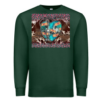 Sports Green western nurse stethoscope pink leopard Premium Sweatshirt - BarkalooDesign