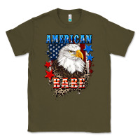 Army Green American Babe  4th of july Classic Tee - CowGirlArtShop