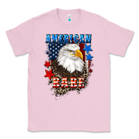 Bubblegum Pink American Babe  4th of july Classic Tee - CowGirlArtShop