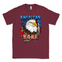 Burgundy American Babe  4th of july Classic Tee - CowGirlArtShop