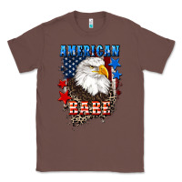 Chestnut American Babe  4th of july Classic Tee - CowGirlArtShop