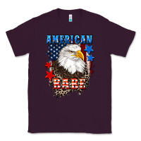 Plum American Babe  4th of july Classic Tee - CowGirlArtShop