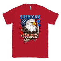 Red American Babe  4th of july Classic Tee - CowGirlArtShop