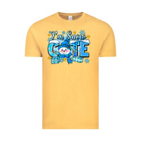 Vintage Mustard i'm snow cute Vintage Tee - Zillion Design Studio