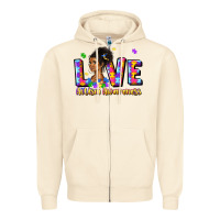Sandshell love autism awareness Zipper Hoodie - JahusDesignShop