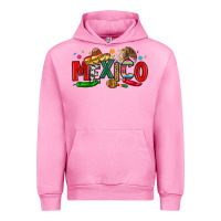 Fuchsia Pink colorful mexico collage Urban Hoodie - LillyAllenDesigns