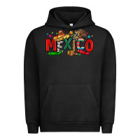 Pigment Black colorful mexico collage Urban Hoodie - LillyAllenDesigns