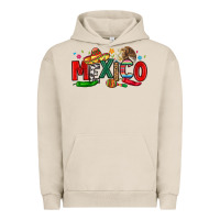 Pigment French Oak colorful mexico collage Urban Hoodie - LillyAllenDesigns