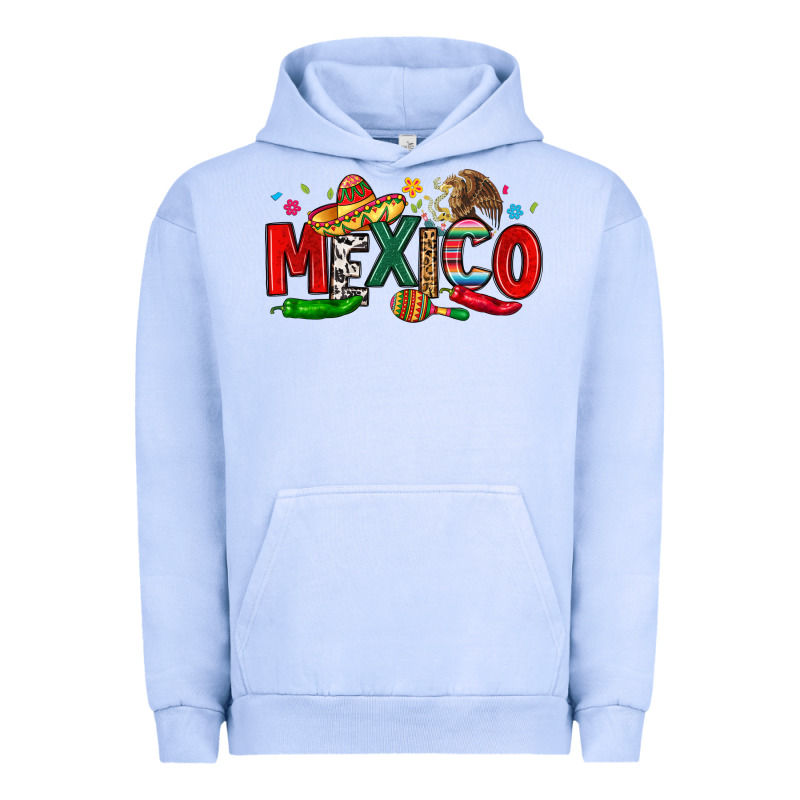 Colorful Mexico Collage Urban Hoodie by LillyAllenDesigns | Teevron