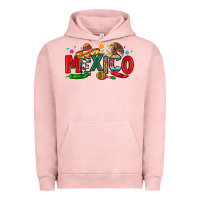 Pigment Salmon colorful mexico collage Urban Hoodie - LillyAllenDesigns