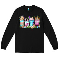 Black rabbit coffee cups Long Sleeve Tee - Zillion Design Studio