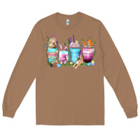 Toasted Coconut rabbit coffee cups Long Sleeve Tee - Zillion Design Studio