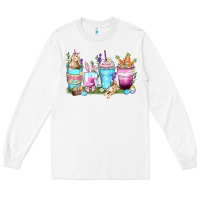 White rabbit coffee cups Long Sleeve Tee - Zillion Design Studio