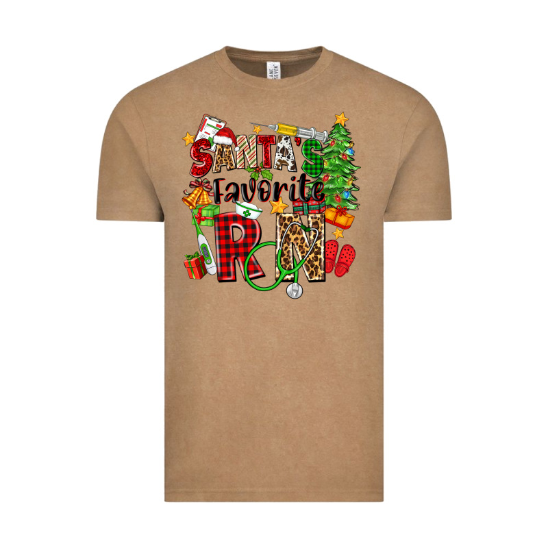 Santa's Favorite Rn Vintage Tee by Zillion Design Studio | Teevron