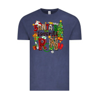 Vintage Denim santa's favorite rn Vintage Tee - Zillion Design Studio