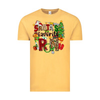 Vintage Mustard santa's favorite rn Vintage Tee - Zillion Design Studio