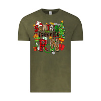 Vintage Olive santa's favorite rn Vintage Tee - Zillion Design Studio