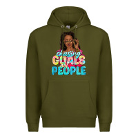 Army Green chasing goals not people Premium Hoodie - NancyCooperArtShop
