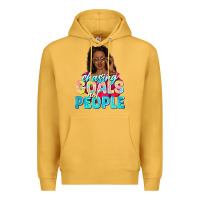 Mustard chasing goals not people Premium Hoodie - NancyCooperArtShop