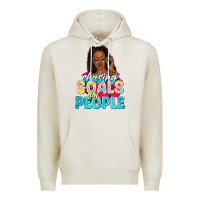 Oatmeal Heather chasing goals not people Premium Hoodie - NancyCooperArtShop