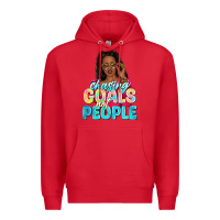 Red chasing goals not people Premium Hoodie - NancyCooperArtShop