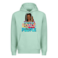Seafoam chasing goals not people Premium Hoodie - NancyCooperArtShop