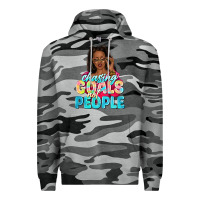 Slate Camo chasing goals not people Premium Hoodie - NancyCooperArtShop
