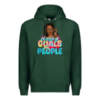 Sports Green chasing goals not people Premium Hoodie - NancyCooperArtShop