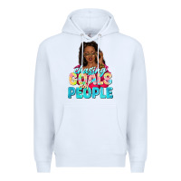 White chasing goals not people Premium Hoodie - NancyCooperArtShop