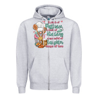 Heather Grey a pinch of patience a dash of kindness a spoonful Zipper Hoodie - JahusDesignShop