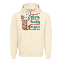 Sandshell a pinch of patience a dash of kindness a spoonful Zipper Hoodie - JahusDesignShop