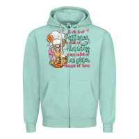 Seafoam a pinch of patience a dash of kindness a spoonful Zipper Hoodie - JahusDesignShop
