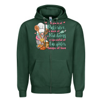 Sports Green a pinch of patience a dash of kindness a spoonful Zipper Hoodie - JahusDesignShop