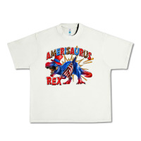 Pistachio Amerisaurus rex Urban Heavy Tee - texasbilliewilder