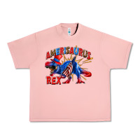 Salmon Amerisaurus rex Urban Heavy Tee - texasbilliewilder