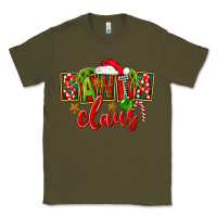 Army Green Christmas santa claus Classic Tee - FaDigitalArtStudio