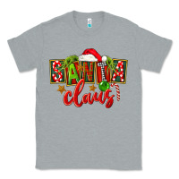 Heather Grey Christmas santa claus Classic Tee - FaDigitalArtStudio
