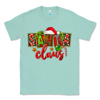 Seafoam Christmas santa claus Classic Tee - FaDigitalArtStudio