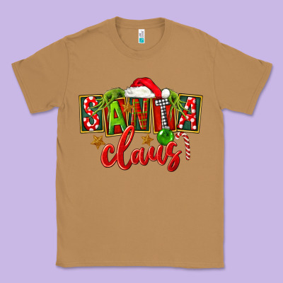 Christmas Santa Claus Classic Tee Designed By Fadigitalartstudio
