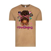 Vintage Camel small business afro messy bun Vintage Tee - texasbilliewilder