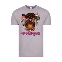 Vintage Zinc small business afro messy bun Vintage Tee - texasbilliewilder