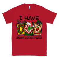 Red I Have Obsessive Christmas Disorder Classic Tee - FaDigitalArtStudio